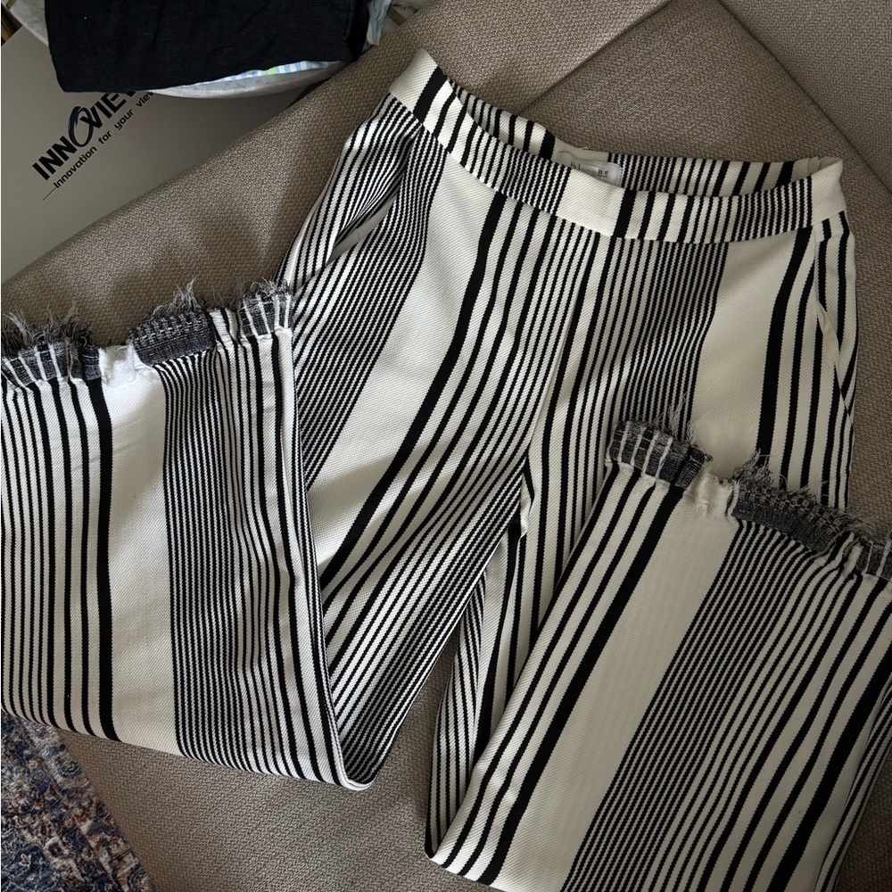 Abbeline Monochrome Striped Apparel